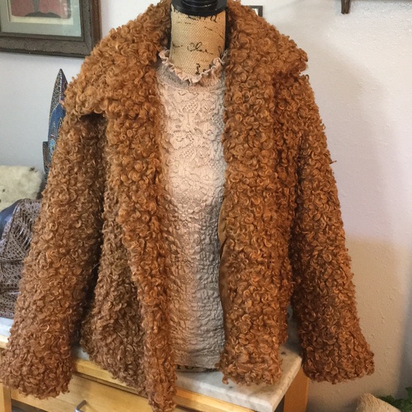 Philosophy Jackets & Blazers - New Philosophy Curly Teddy Bear Coat Warm/Stylish